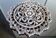 Antique wall panel 30 cm in carved wood / Origin Thailand