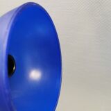 Suspension en verre, de couleur bleue peinte (couleur originale)