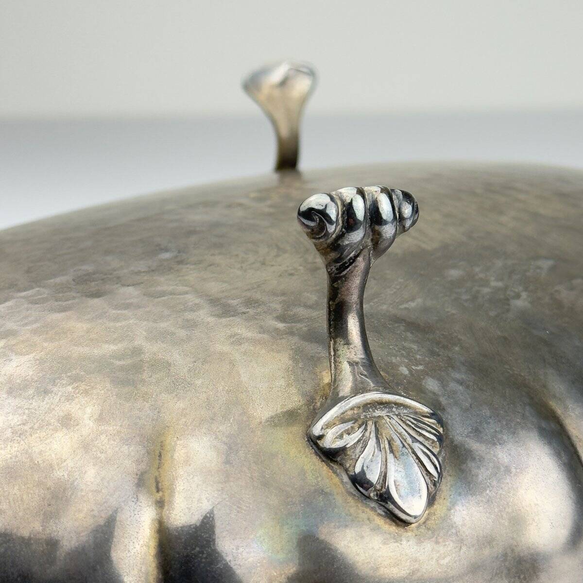 Vintage silver-plated bread basket, Italy, 1950s