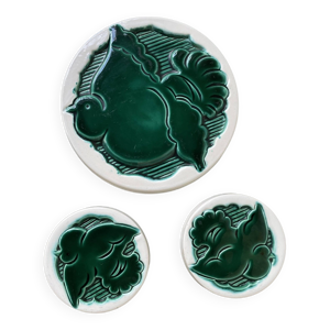 3 dessous plat et sous-verres