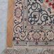 Tapis d’inspiration persane rouge et ivoire 180 x 100 cm