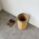 Rattan umbrella stand or basket, 1970, Italy