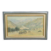 Russian School of the 20th century: large oil on canvas signed and dated