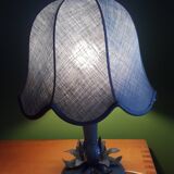Ensemble de deux lampes et suspension vintage