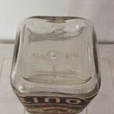 Ancien bocal Louis Frères & Co Bordeaux 2 l. Avec etiquette - verre soufflé