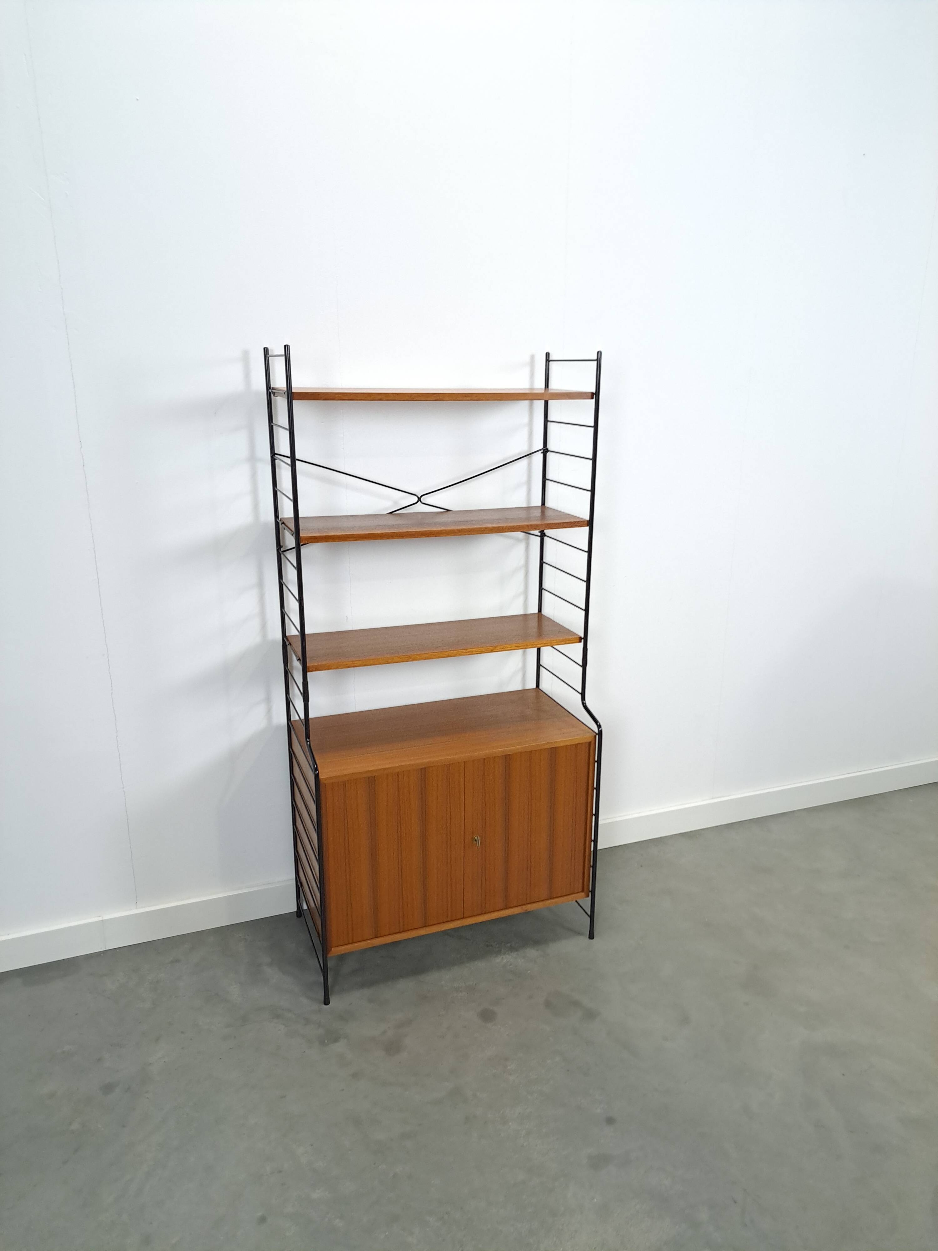 WHB teak design modulaire kast met drie planken
