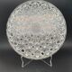 Serving dish and worked glass presentation