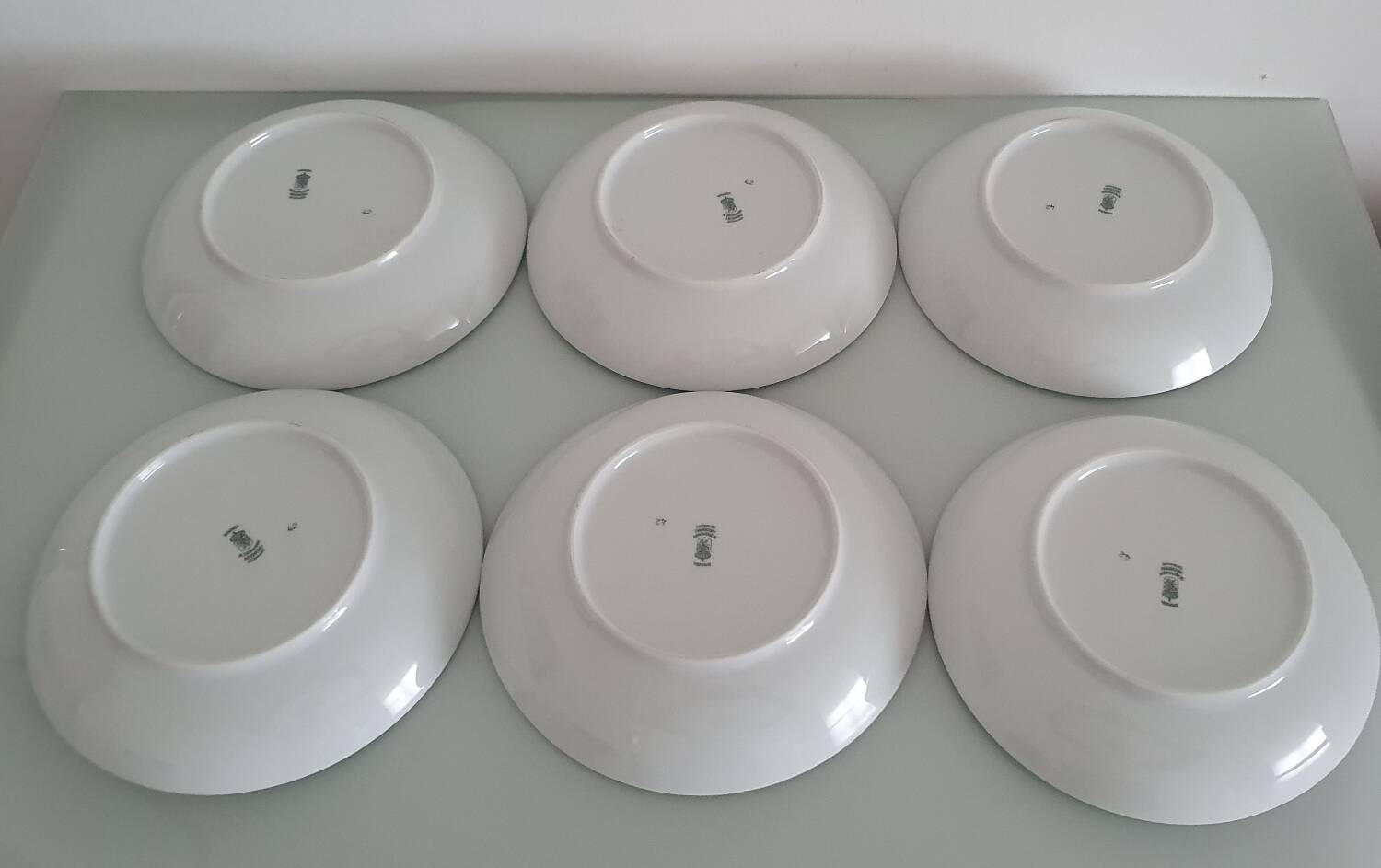 Set of 6 soup plates - Arzberg Earthenware - 1960/70