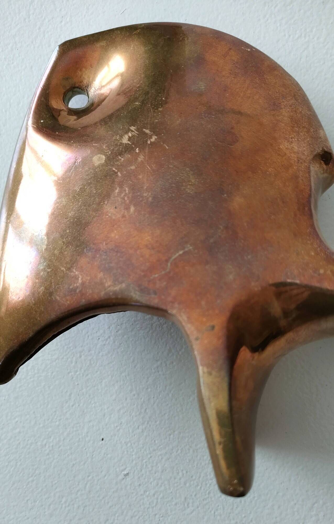 André Bloc - Sculpture/Modernist Ashtray Angel Fish - 50s - Bronze