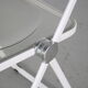 "Plia" folding chair from the 1970s by Giancarlo Piretti for Castelli, Italy.