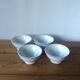 4 former bowls Sarreguemine - blue border