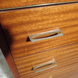 Vintage rag chest of drawers from the 60s seven drawers