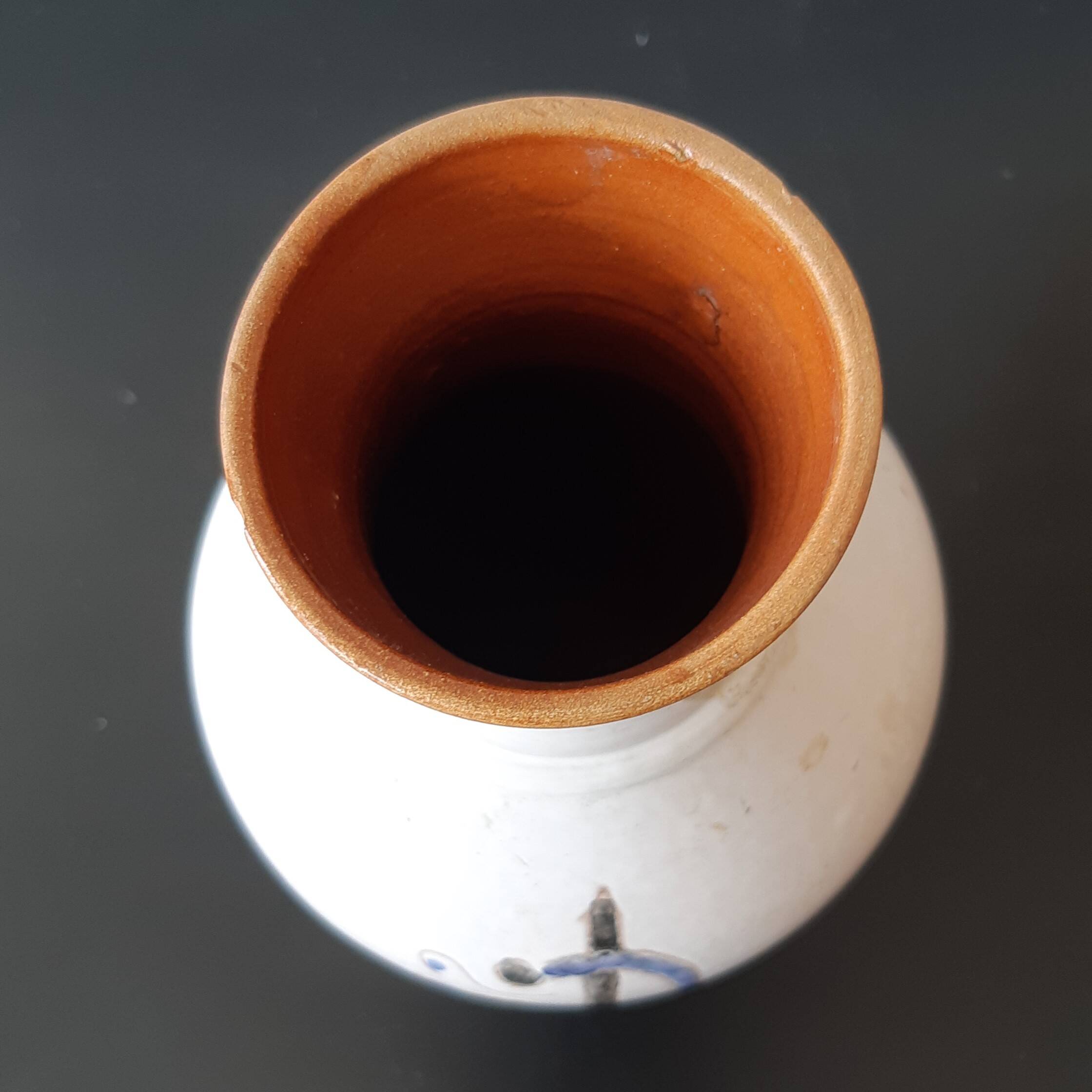 Glazed ceramic vase