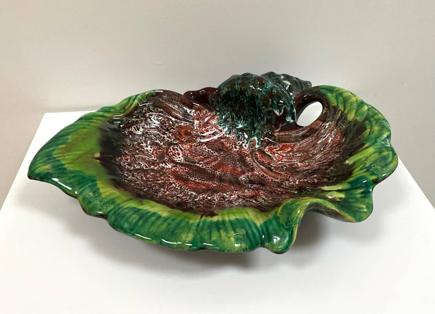 Large vintage shell dish Vallauris - 1970s