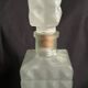 Carafe à whisky en verre dépoli verte