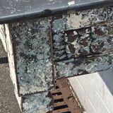 Old console with marble top