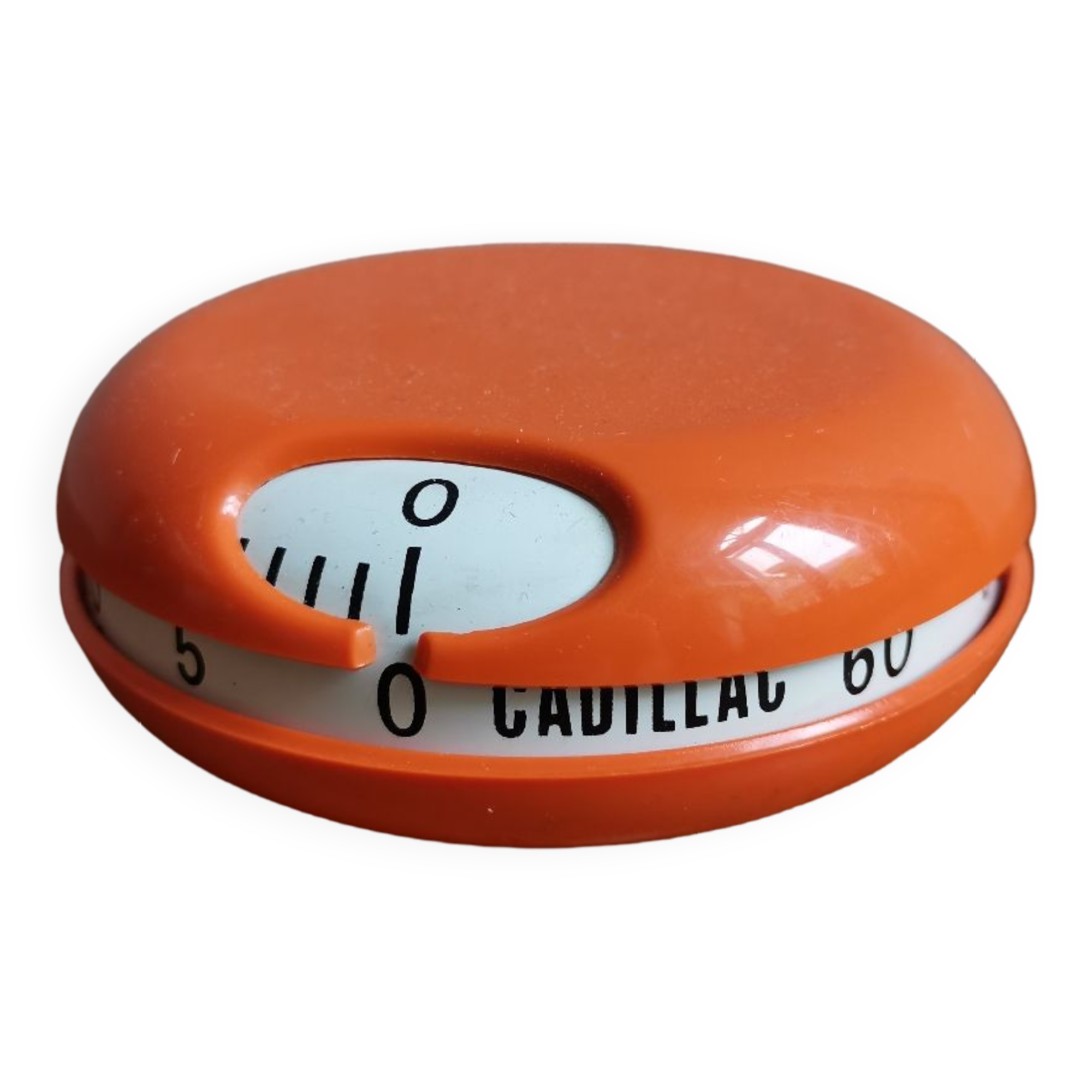 Vintage timer 70s orange Cadillac made in Ireland