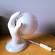 Lampe main en céramique 1980