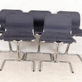 Set of 5 chairs by Ekstrand & Norman ,1970s Dux