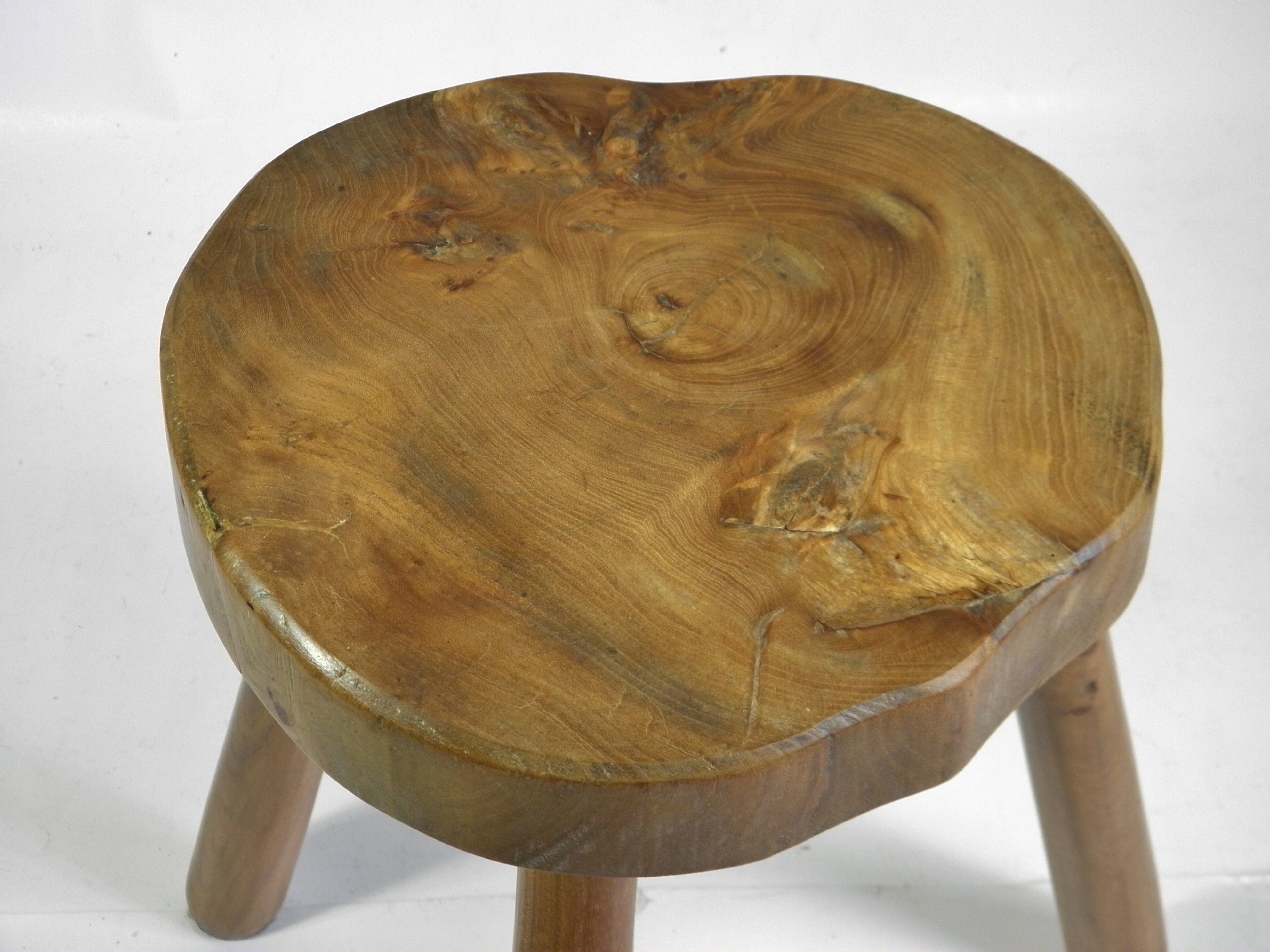 TRIPOD STOOL in WALNUT