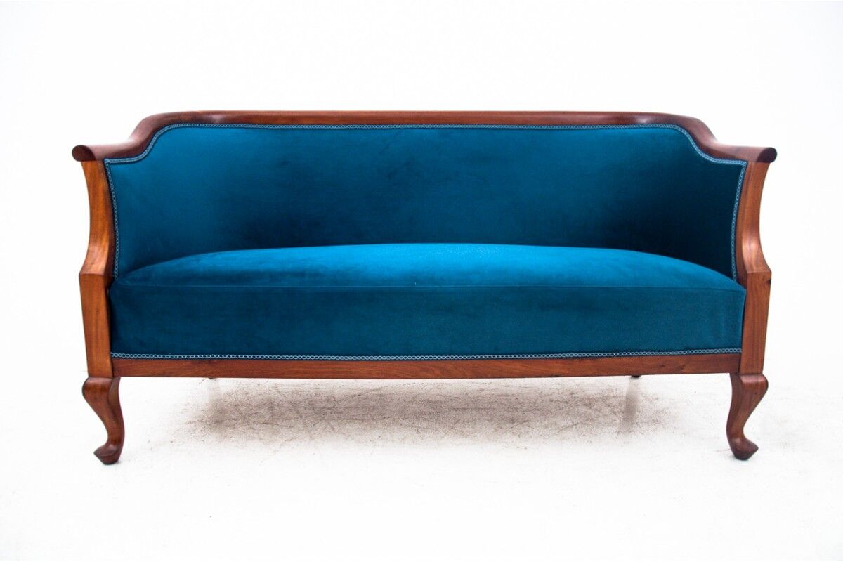 Historic living room set, Northern Europe, circa 1900, after renovation