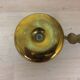 Pineapple brass bougeoir