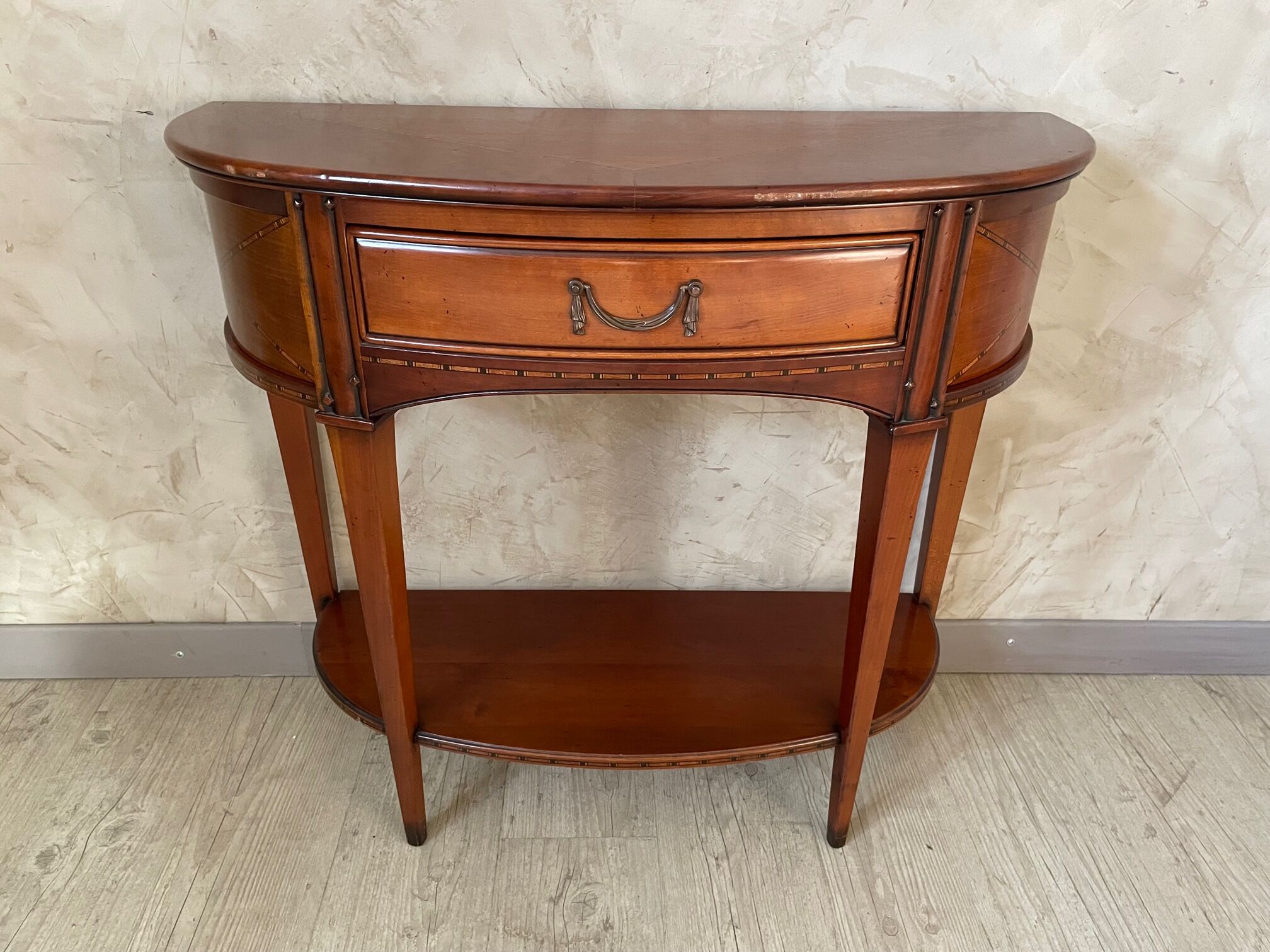 Half-moon console