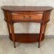 Half-moon console