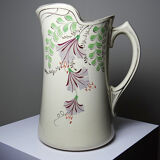 Large antique toilet bowl faience Hamage Moulin des Loups