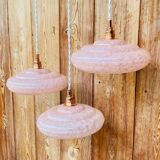 Pink Clichy glass lampshade pendant light