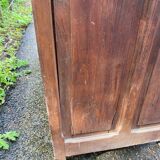 Large Parisian wooden wardrobe