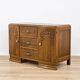 Wooden dressing table, Art Deco from the 1940s.