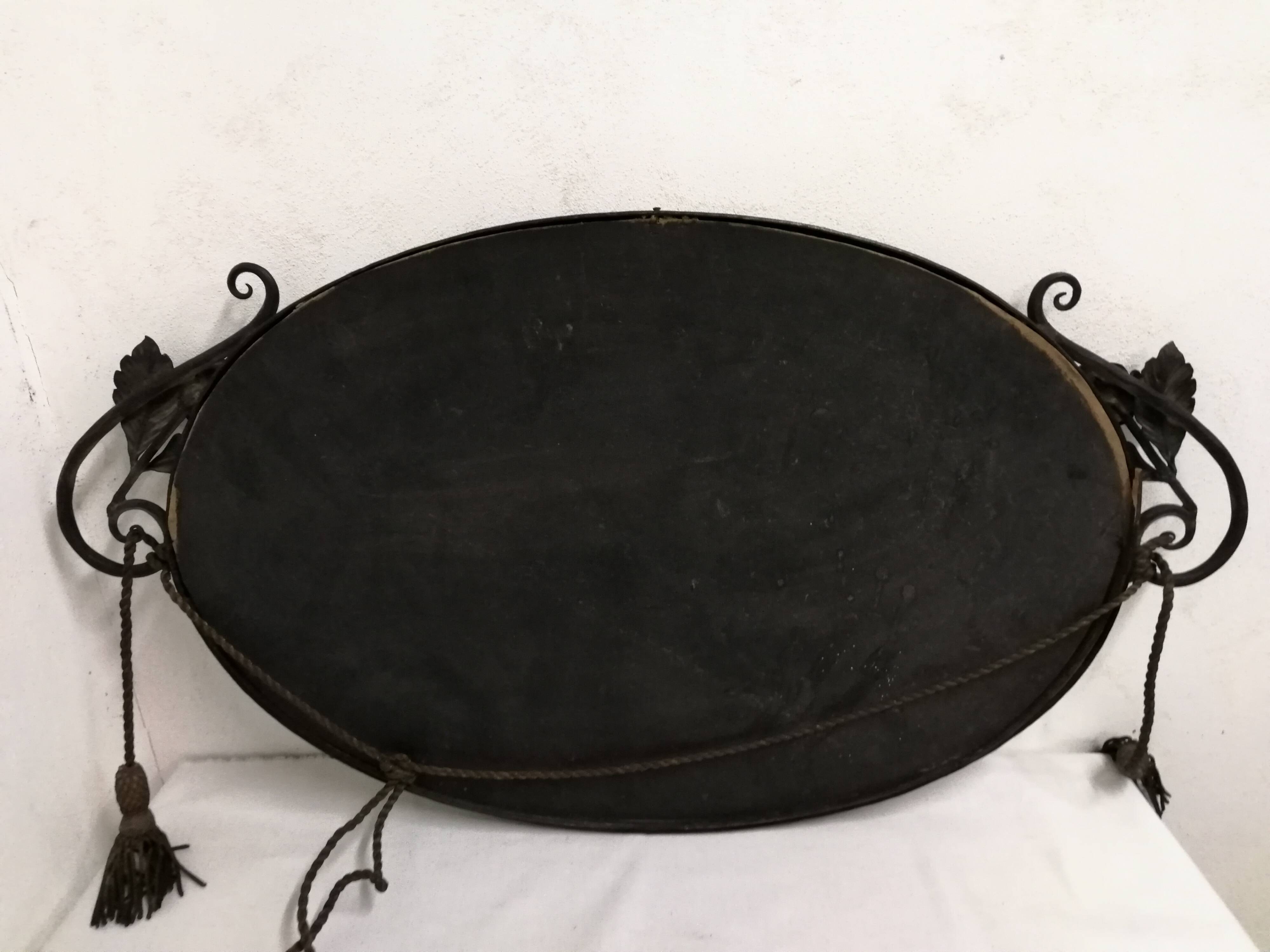 Art Deco Wrought Iron Mirror