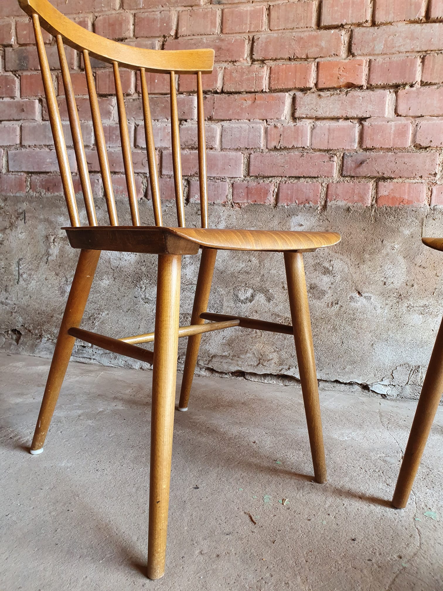 4 bistro chairs 1960