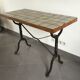 Wrought iron bistro table