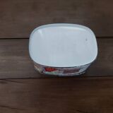 Antique metal box Columbine and Harlequin