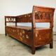 Antique painted wooden valve bench