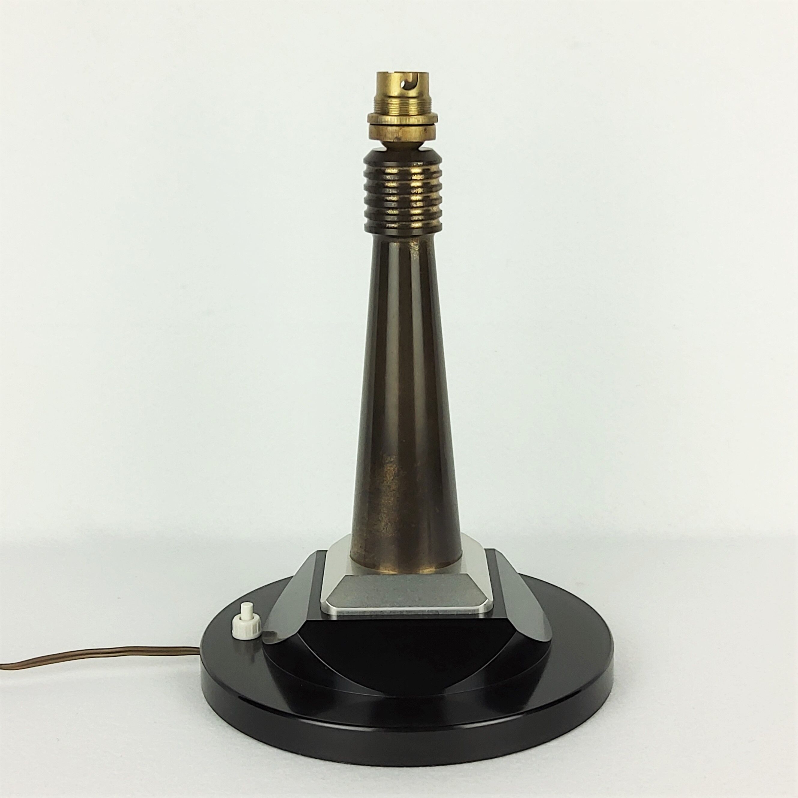 Vintage metal office lamp, 1950s