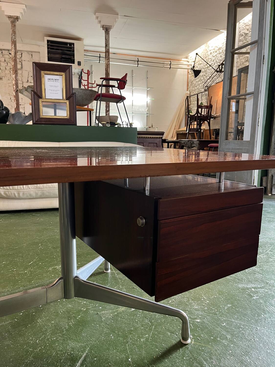Charles & Ray Eames Rosewood Desk