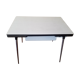 Old vintage 1965 white formica kitchen table