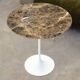 Eero Saarinen & Knoll, "tulip" side table in "EMPERADOR" marble, 20th century