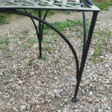 Banc de jardin en fer ancien