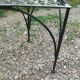 Banc de jardin en fer ancien