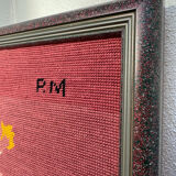 Large vintage floral tapestry