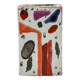 Vintage vase glazed terracotta abstract art