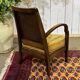 1950s English bridge chair in beech.