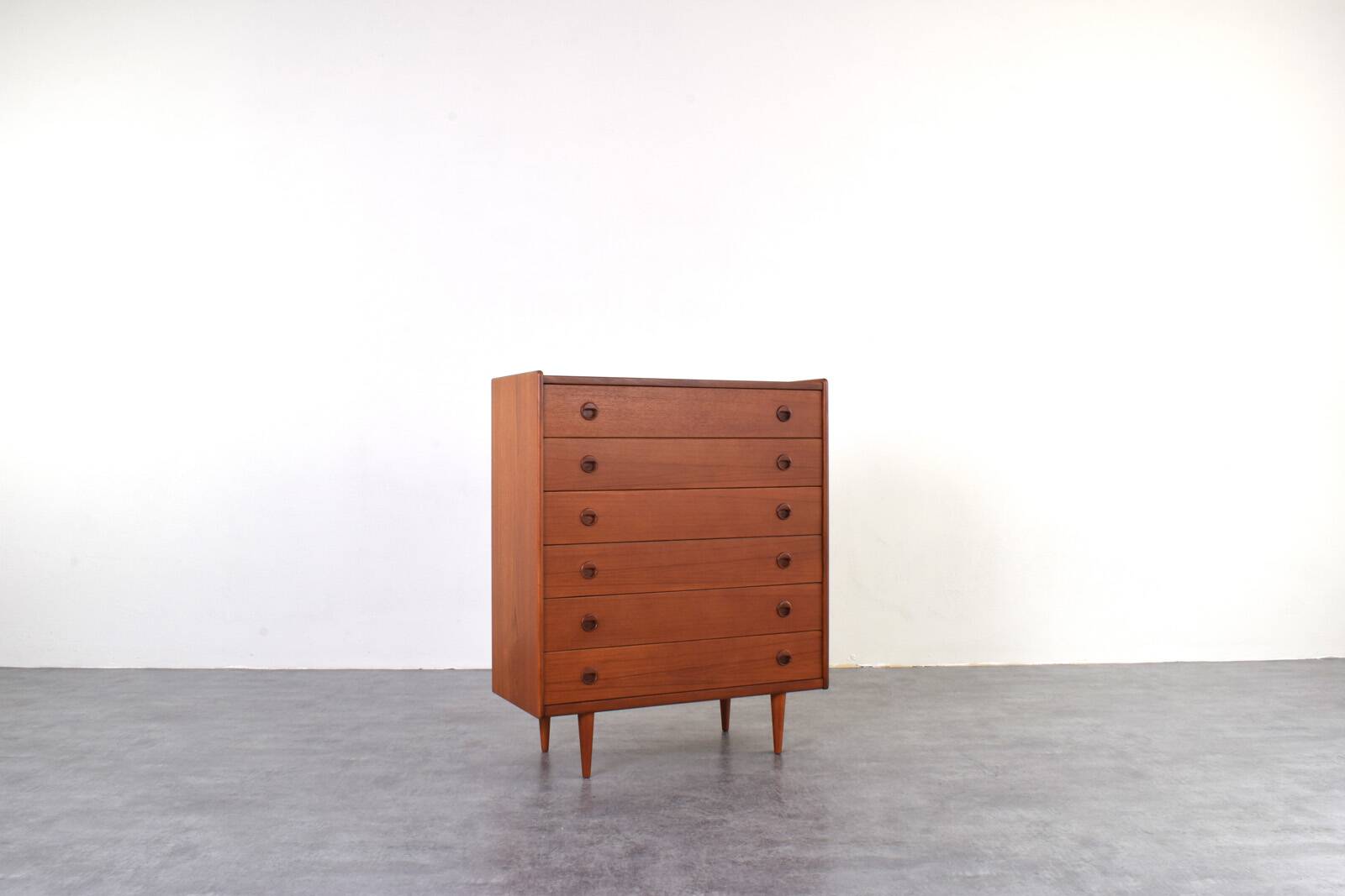 Mid-Century Danish Teak Chest of Drawers, 1960s.