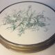 Coaster 21,8cm earthenware mounted on metal