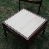 Ensemble salon Baumann - 4 fauteuils et 1 table - Vintage