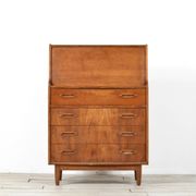 Bureau/armoire vintage en teck de style danois « Jentique » du milieu du siècle